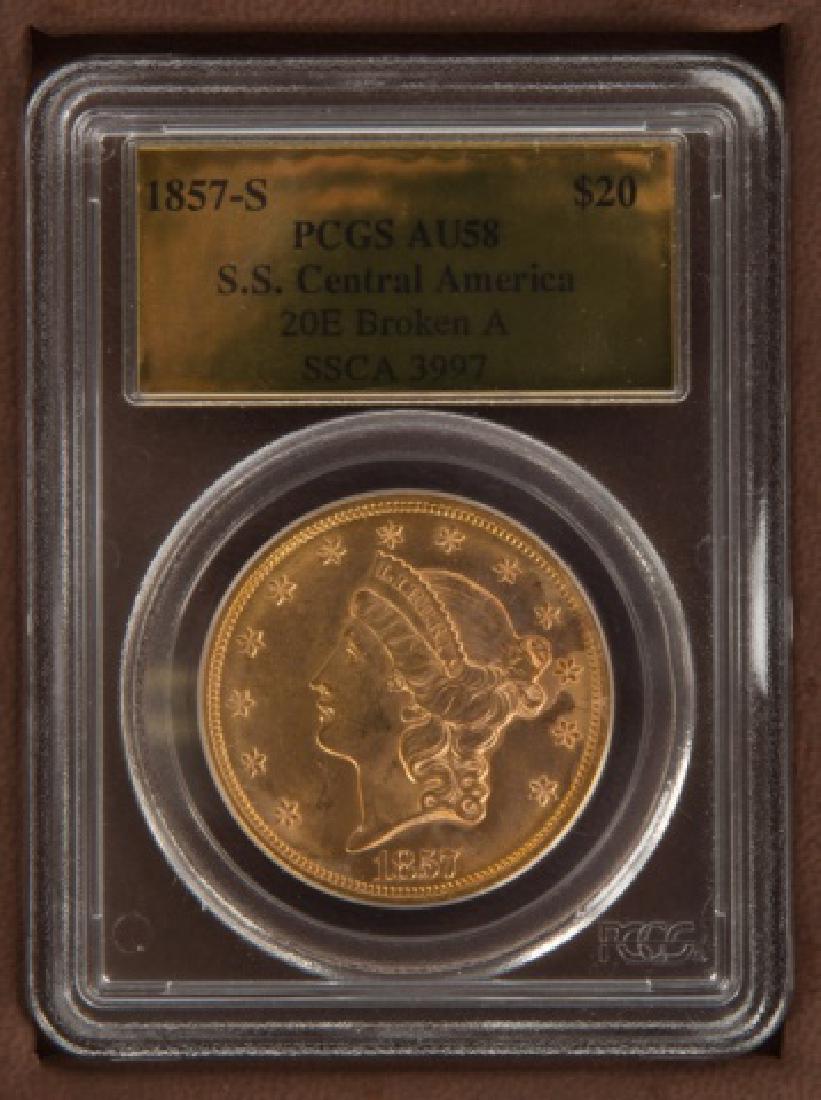 The S.S. Central America 1857 Double Eagle Gold Coin (1 of 4)