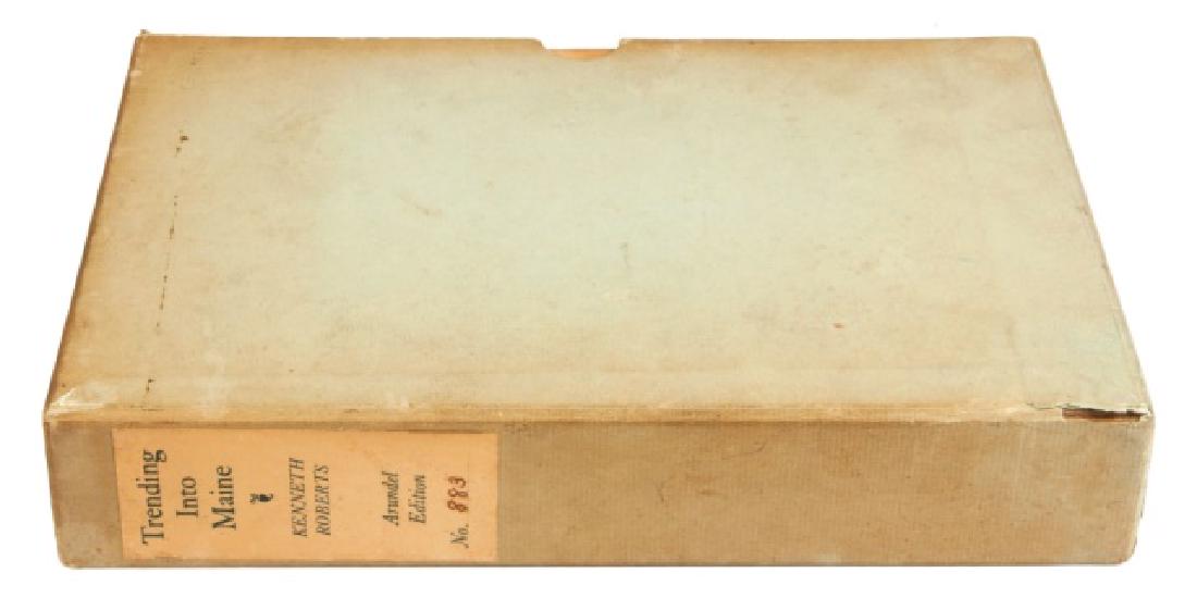First Edition "Trending into Maine" by Kenneth Roberts, (1 of 4)