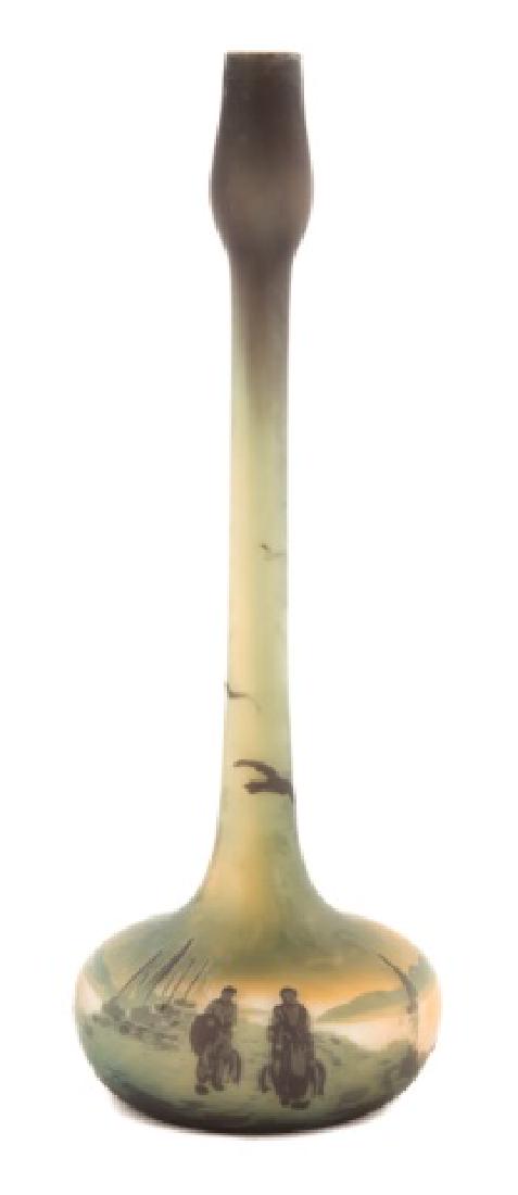 Muller Cameo Vase with Figures and Harbor (1 of 3)