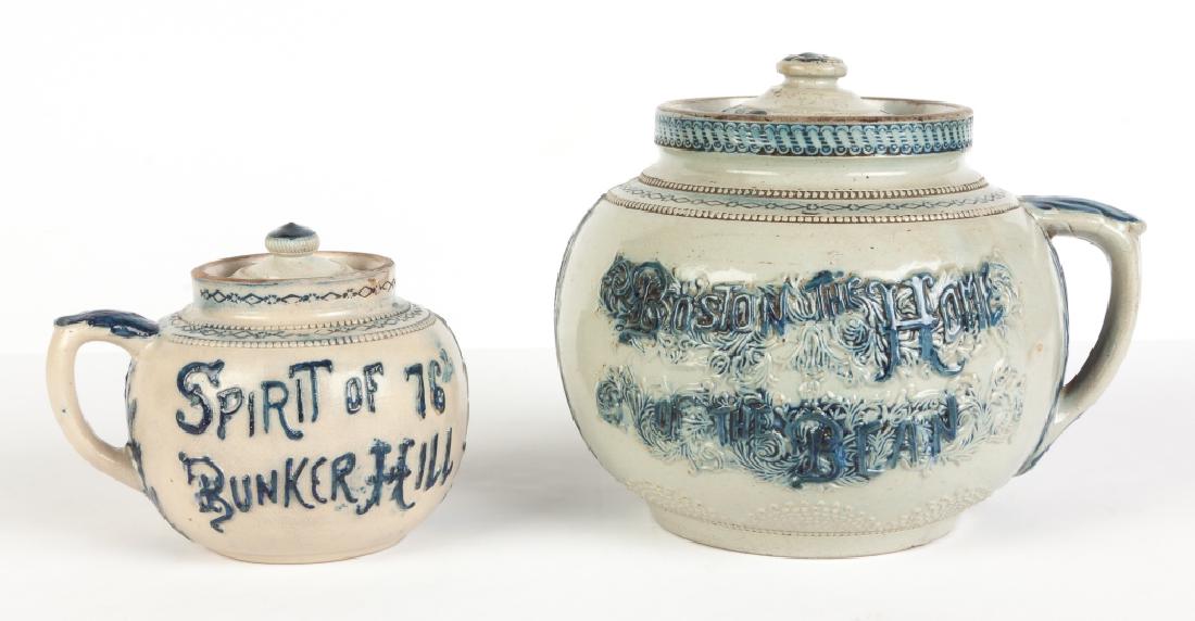 Whites Utica Stoneware Bean Pots (1 of 1)