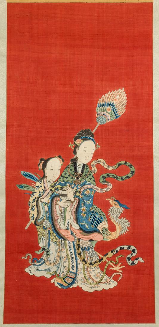 Chinese Kesi Hanging Scroll (1 of 6)