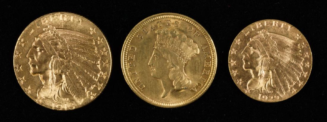 Group of American Indian Head Gold Coins (1 of 4)
