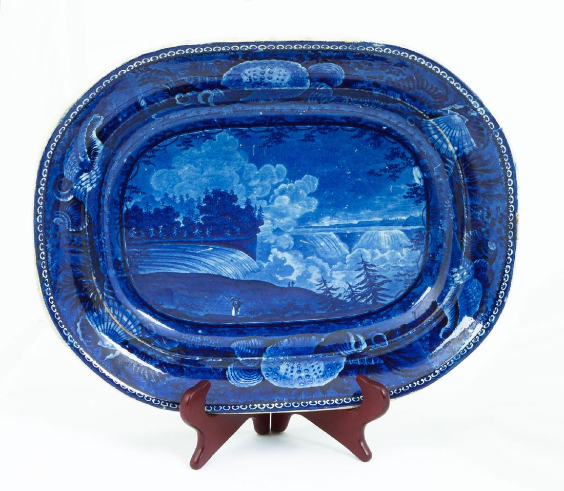 "Niagara from the American Side" Historic Blue (1 of 1)