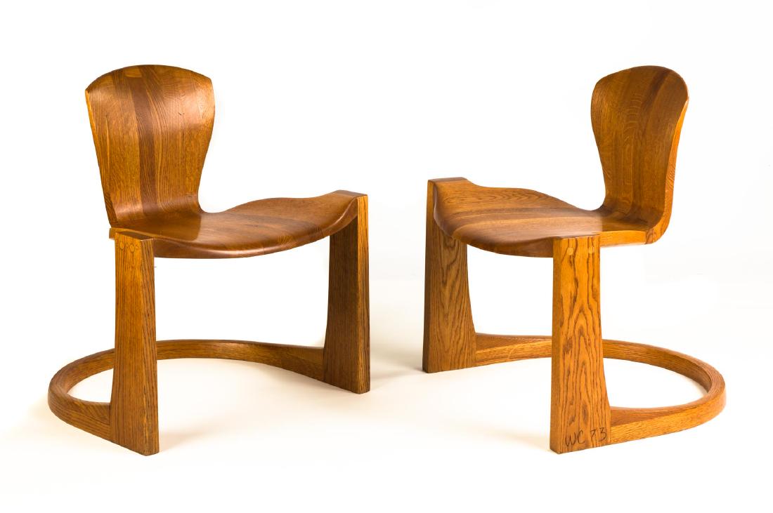 Pair of Wendell Castle (American, 1932-2018) Stacked & (1 of 4)