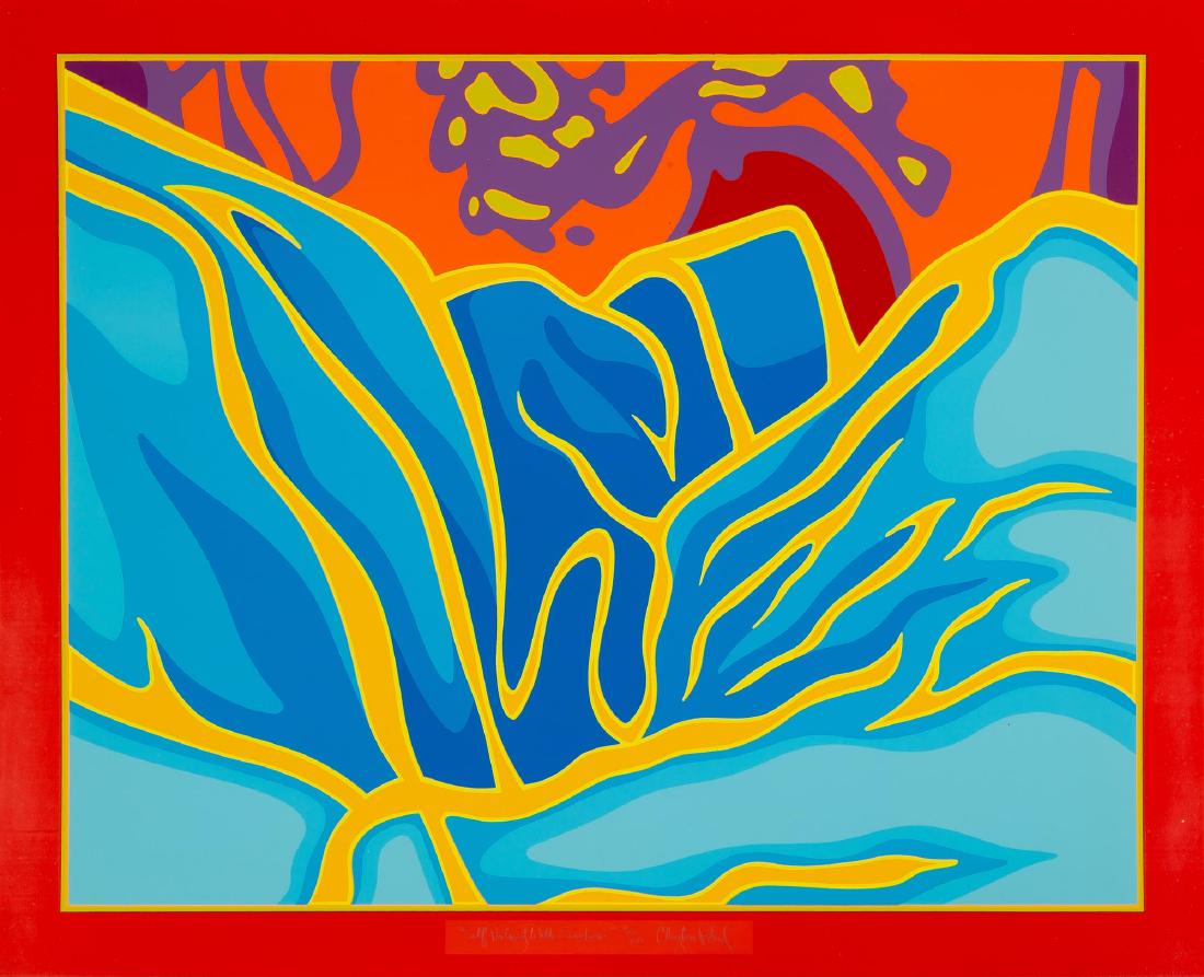 Clayton Pond (American, b. 1941) "Self Portrait with (1 of 2)