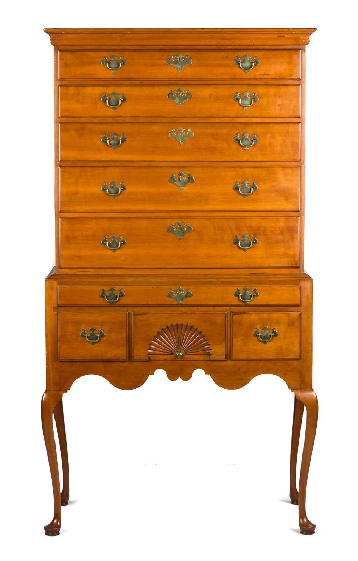 Queen Ann, Connecticut Highboy (1 of 2)