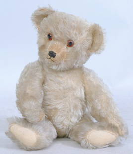 Mohair Teddy Bear: Mohair Teddy Bear, 15" (h), exc., Est. 700-1,000
