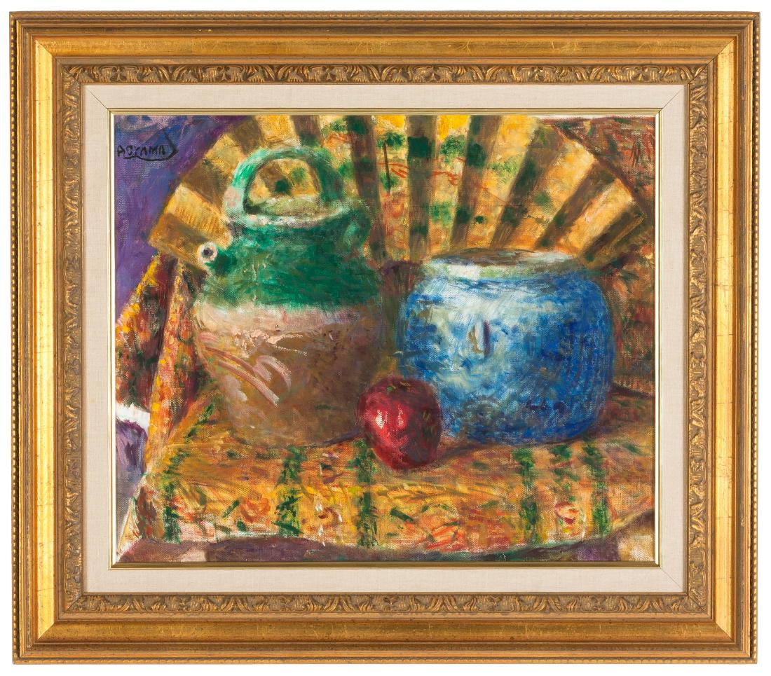 Yoshio Aoyama (Japanese, 1894-1996) "Nature Morte" (1 of 3)