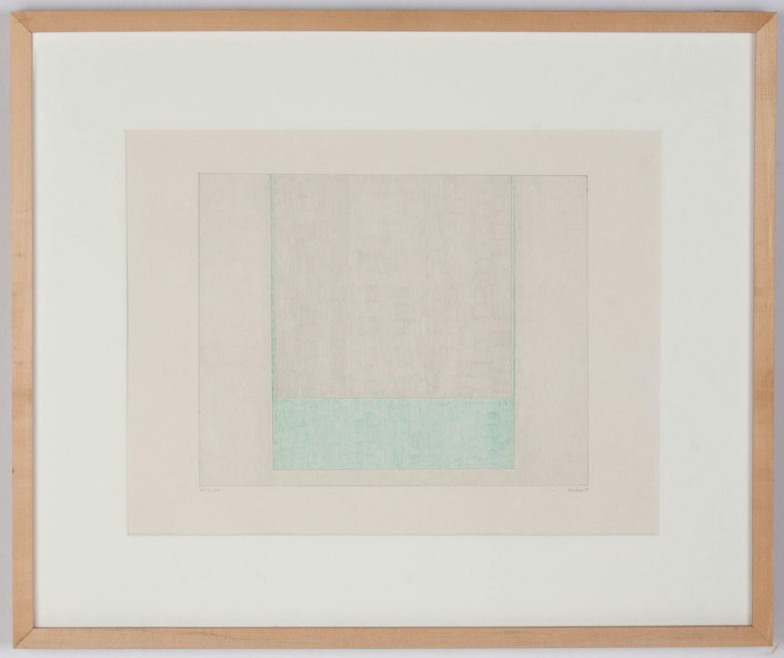 Seymour 'Sy' Boardman (American, 1921-2005)"No. 12": Seymour 'Sy' Boardman (American, 1921-2005)"No. 12". Pencil on paper. 1977. 16" x 21". Anderson Gallery, Buffalo, NY.