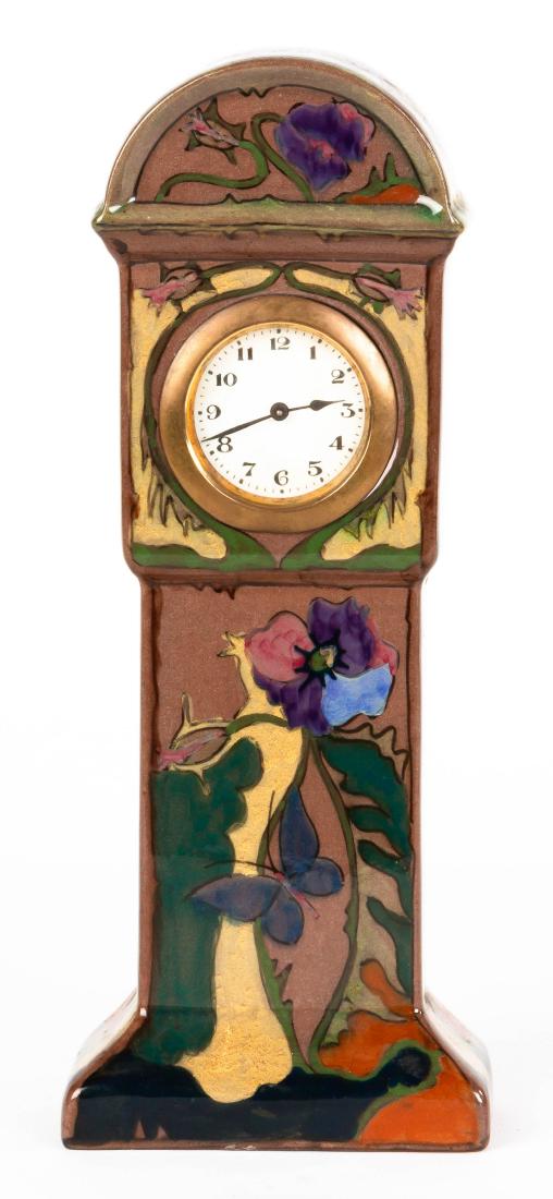 Vintage Royal Gouda Pottery Table Clock (1 of 2)
