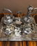 Japanese Export Meiji Per. Sterling Silver Tea Service - 7