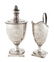 Early American Silver Covered Sugar & Creamer