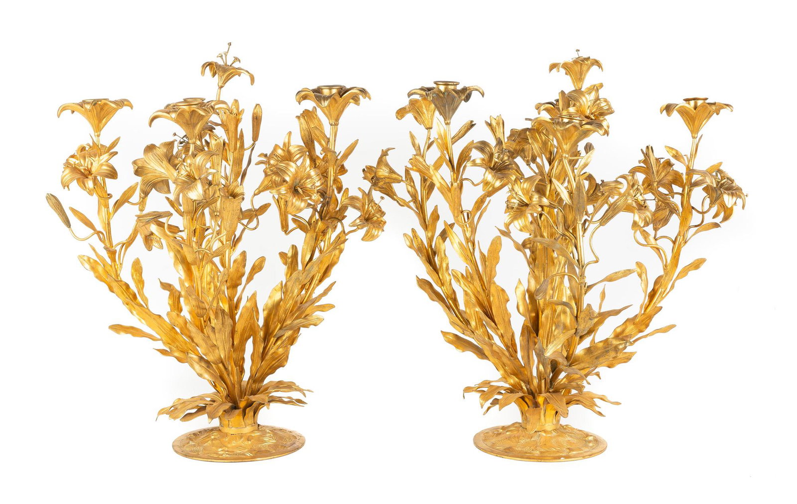 French Gilt Bronze Candelabras (1 of 1)