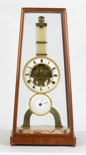 French Empire Verneuil Skeleton Clock