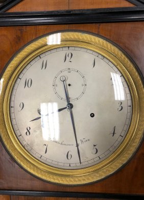Austrian Biedermier Grand Sonnerie Wall Regulator