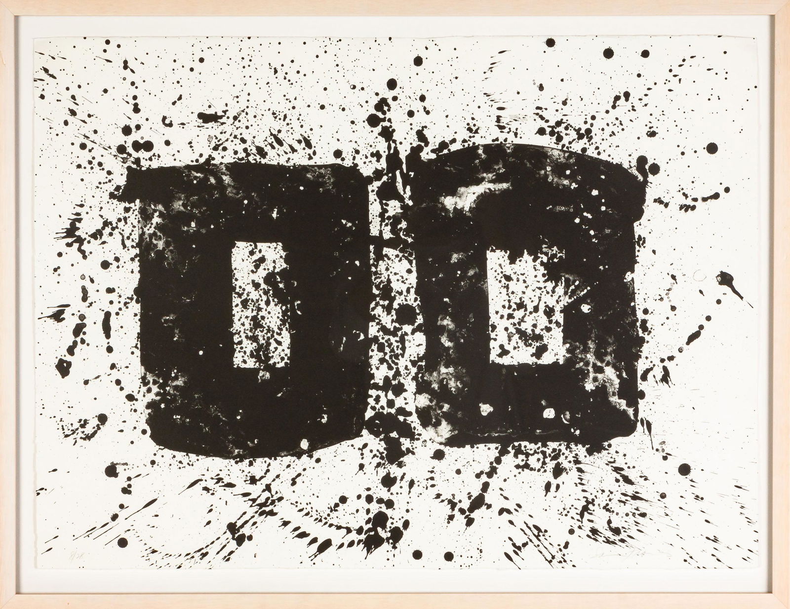 Sam Francis (American, 1923 - 1994) Lithograph: Sam Francis (American, 1923 - 1994) Lithograph Edition 8/28. 22 1/2" x 30" Anderson Gallery, Buffalo, New York. David K. Anderson Grandchildren's Trust.