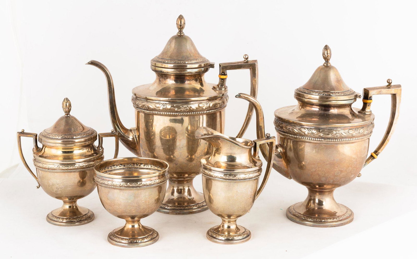 Frank W. Whiting Sterling Tea and Coffee Set (1 of 1)