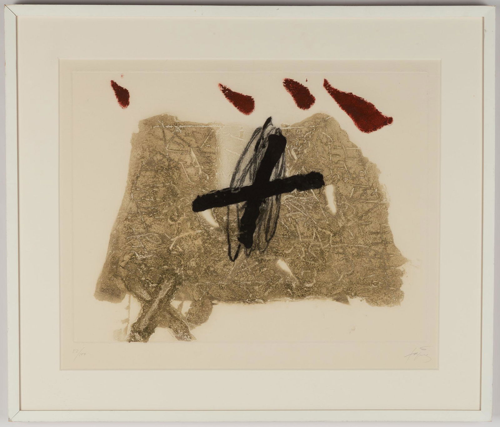 Antoni Tapies (Spanish, 1923 - 2012) Untitled (1 of 6)