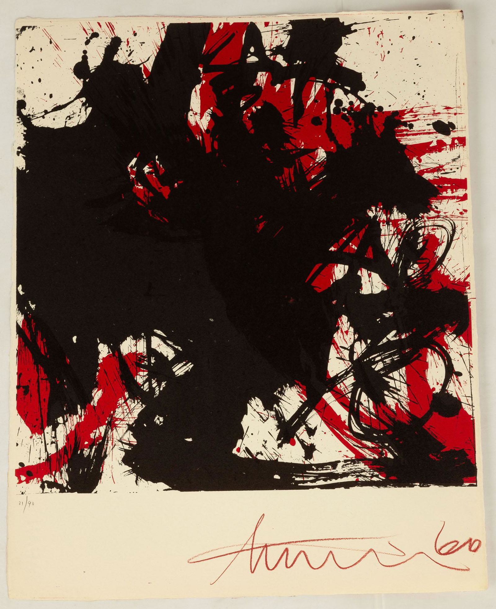 Walasse Ting (Chinese/American, 1929-2010)  Untitled, (1 of 2)