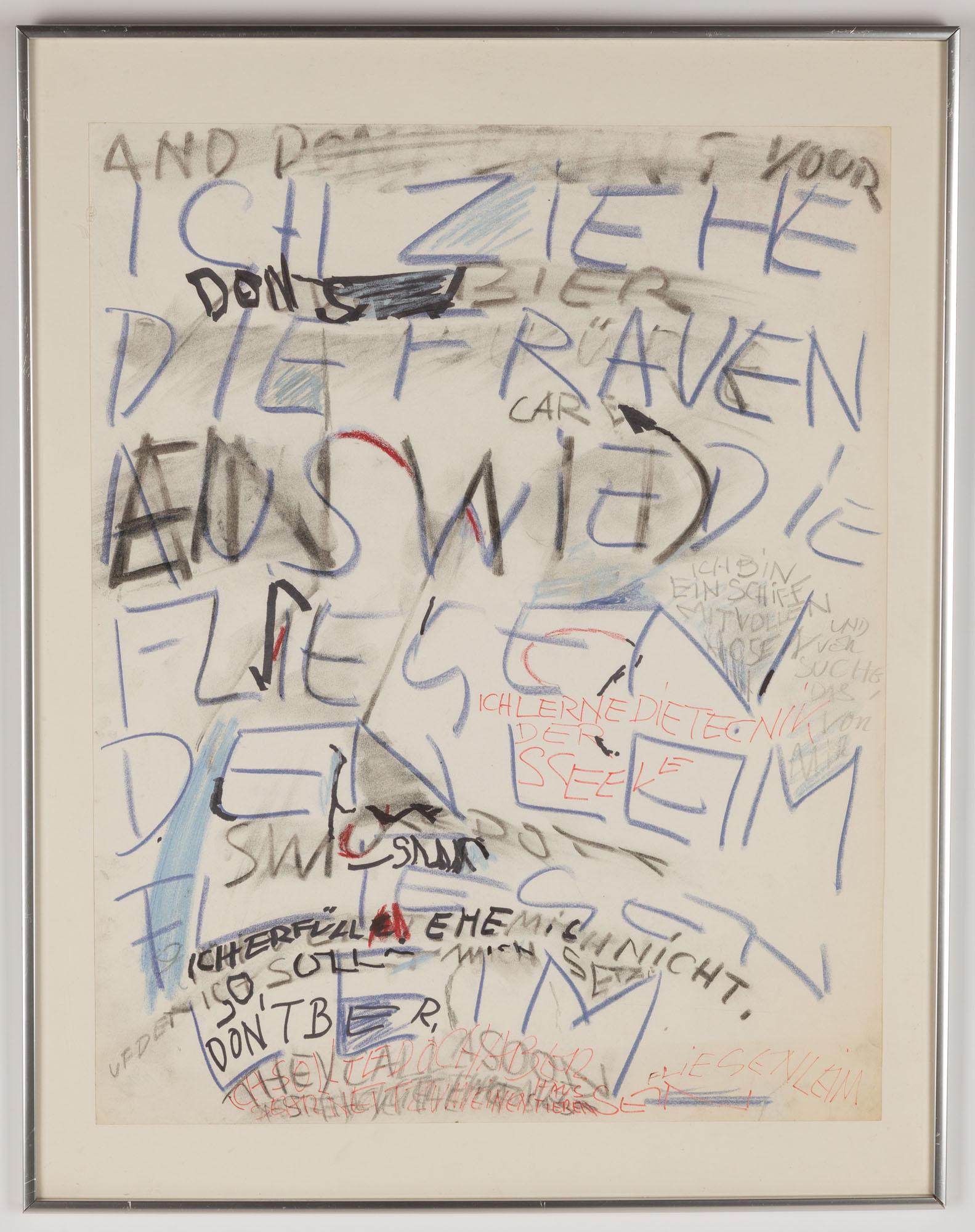 Two Jochen Seidel (German, 1924-1971) Mixed Media (1 of 4)