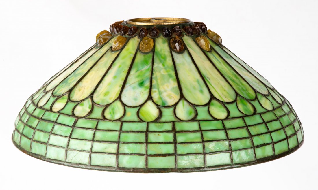 Tiffany Studios, NY Jewel & Feather Shade (1 of 10)