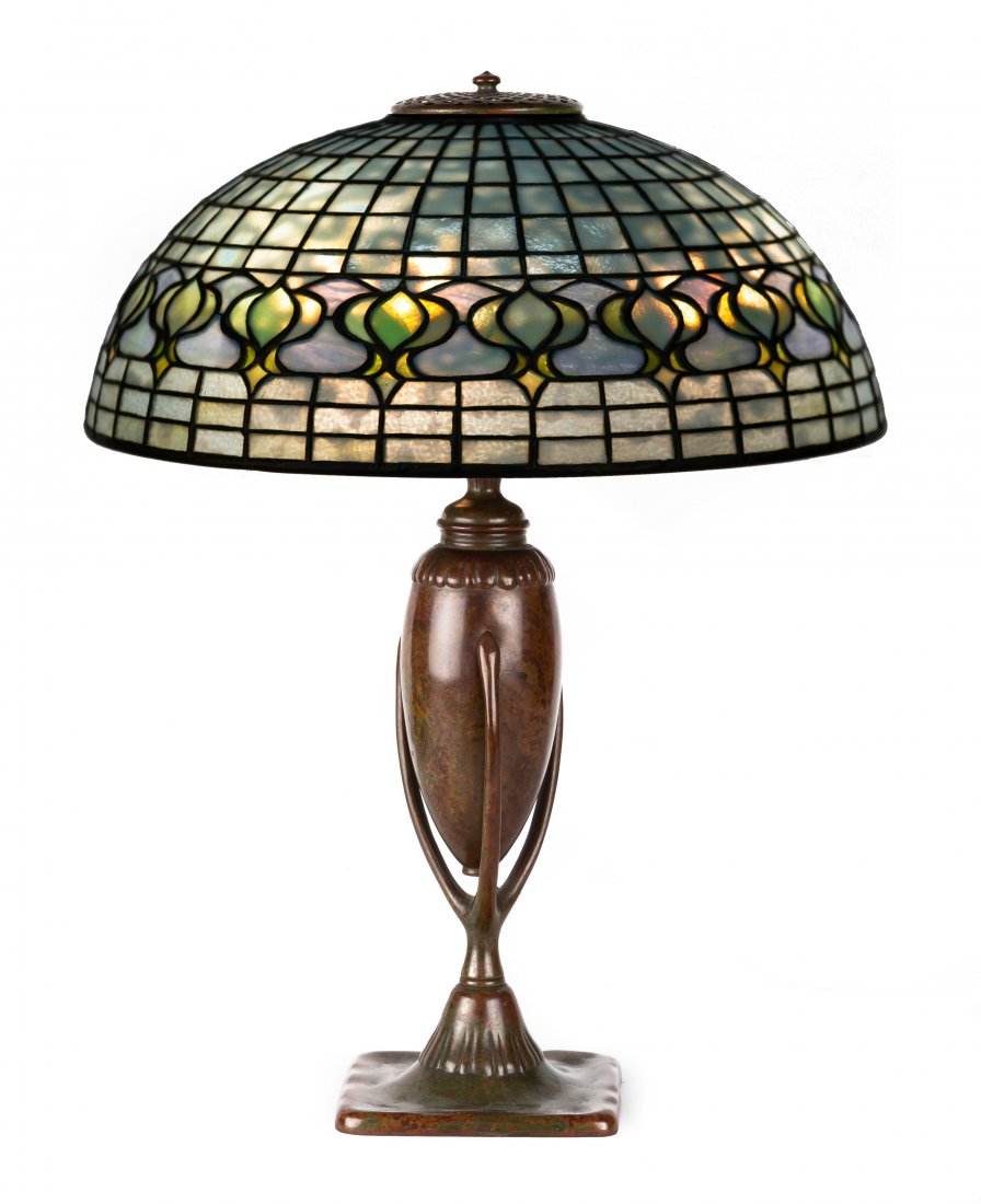 NY Pomegranate Table Lamp Tiffany Studios, Pomegranate table lamp