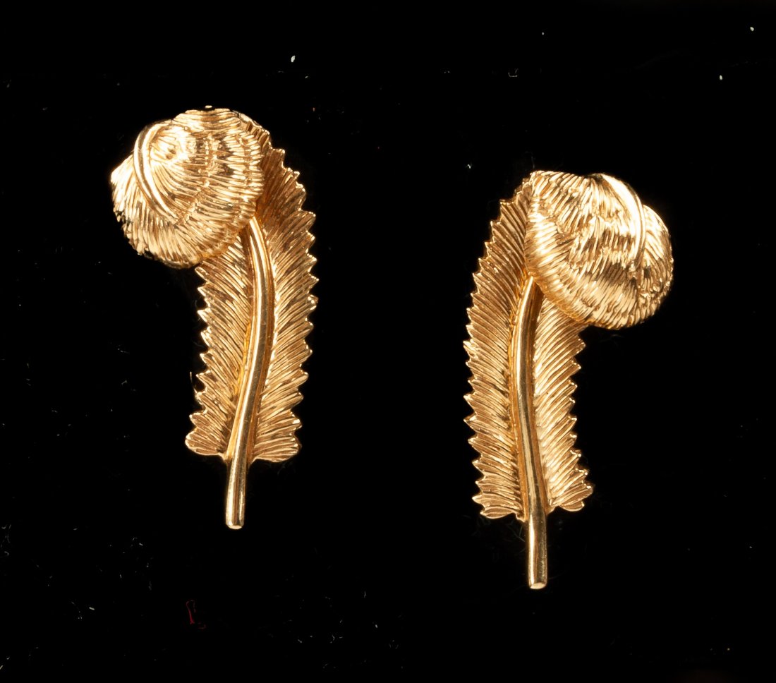 14k Gold Cartier Earrings (1 of 4)