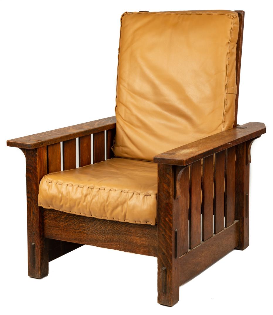 Gustav Stickley Morris Lounge Chair (1 of 4)