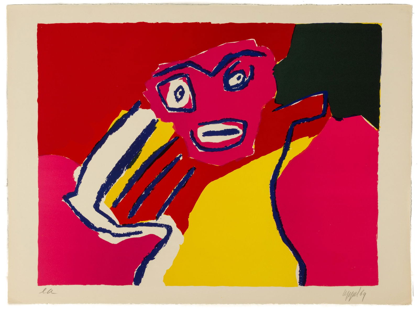 Karel Appel (Dutch, 1921 - 2006) "Homme" (1 of 1)