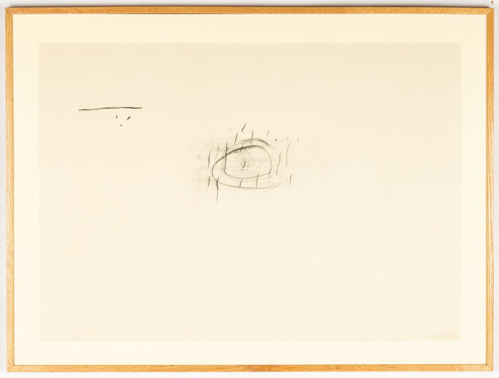 Antoni Tapies (Spanish, 1923-2012) "#8" (1 of 2)