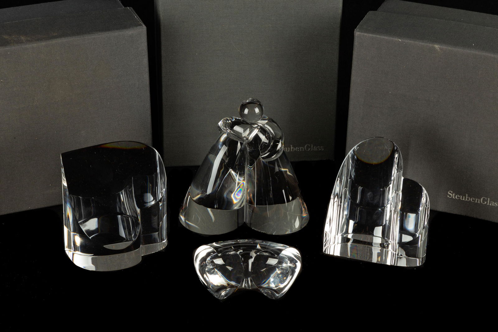 (4) Steuben Pieces, True Love, Love, Hearts (1 of 1)