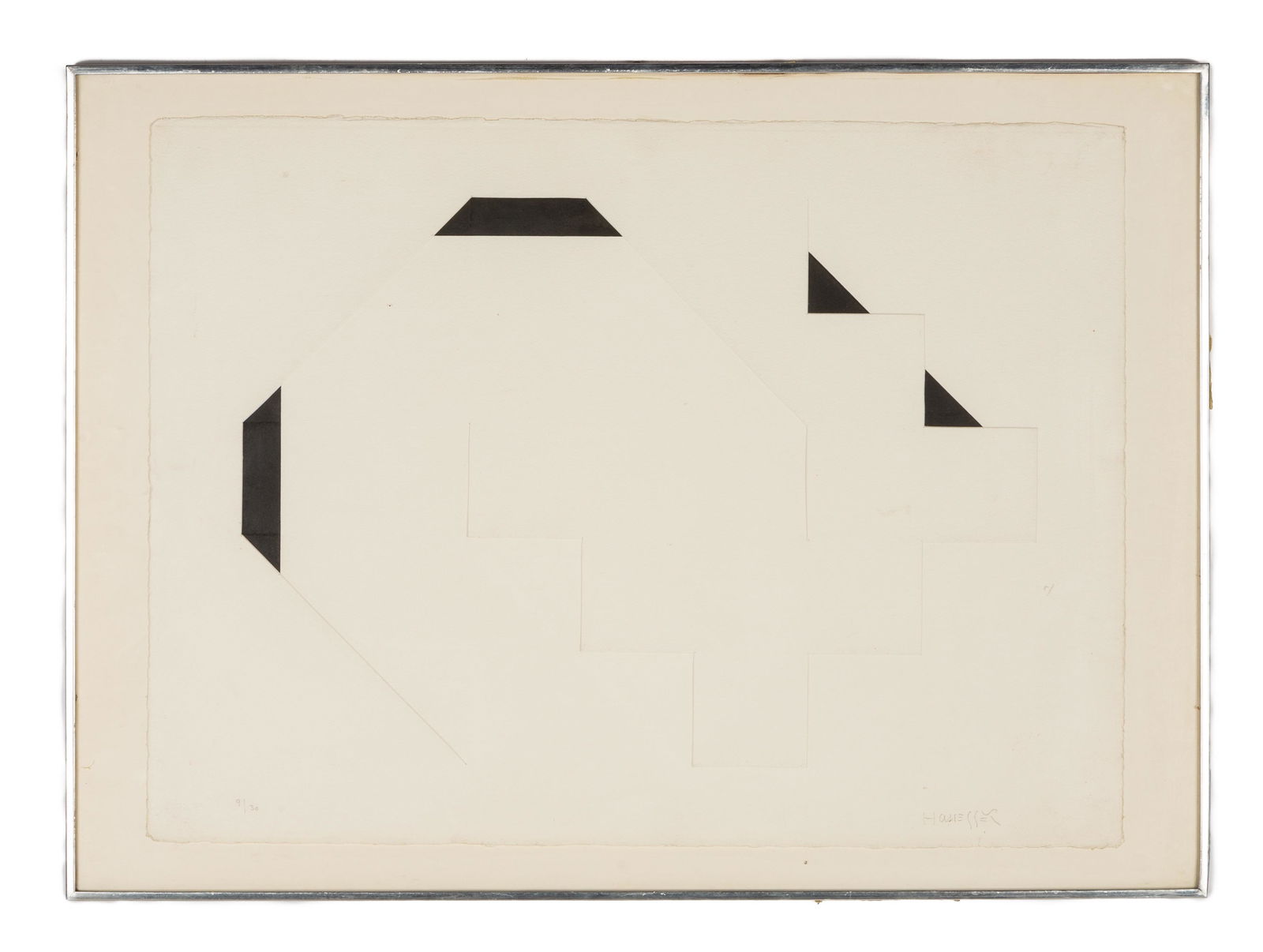 Gottfried Honegger (French, 1917 - 2016) "Bisteautage (1 of 2)