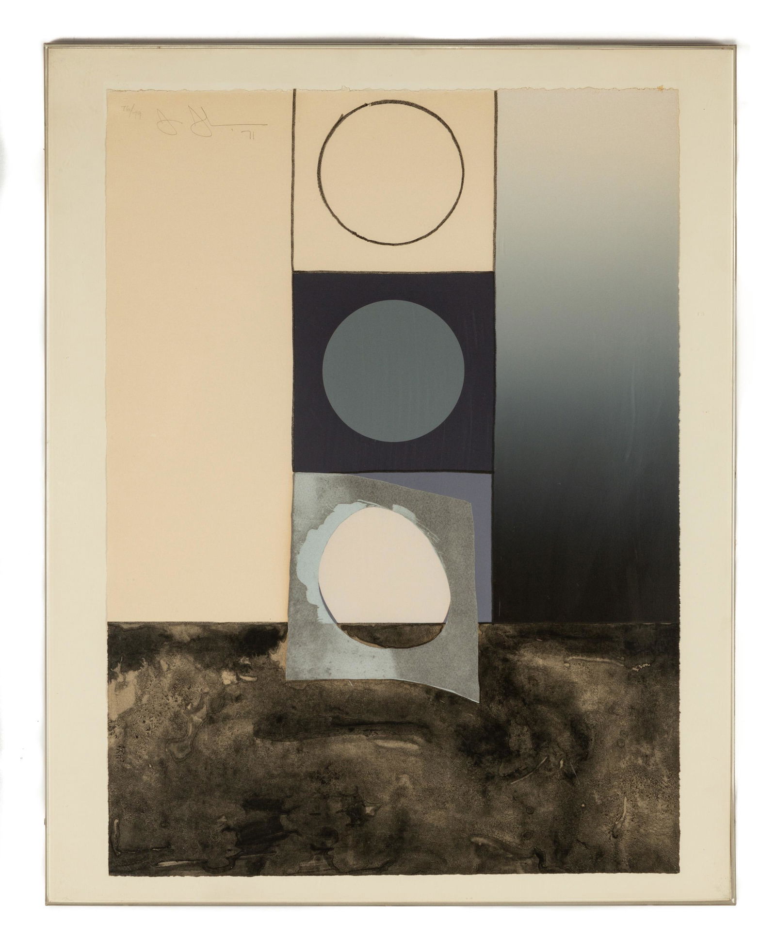 Jasper Johns (American, 1919-2010) Bent Stencil, 1971 (1 of 6)