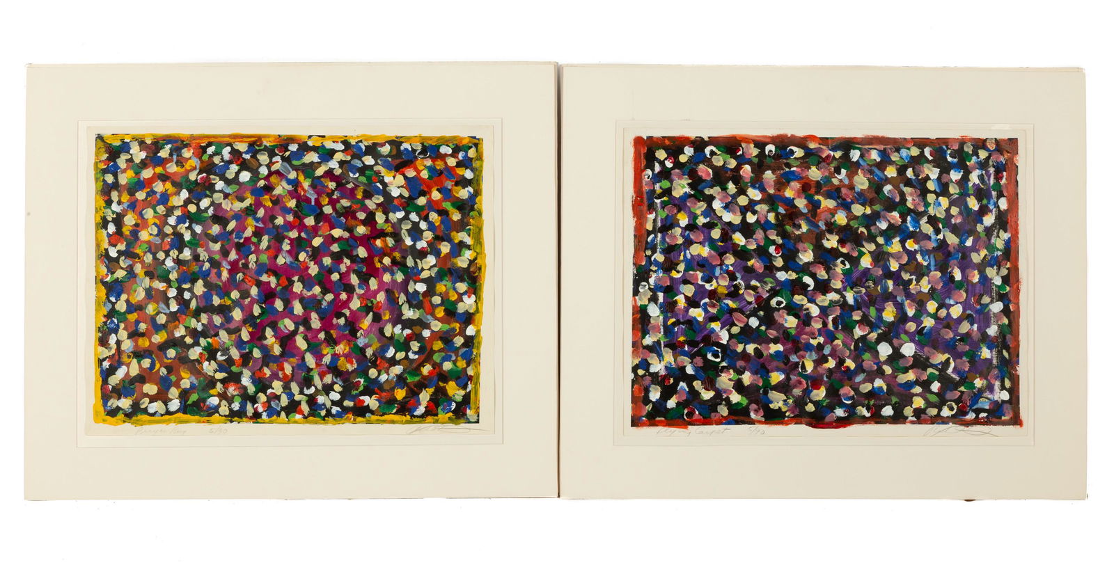 (2) Richard Sturm (Canadian, b. 1947) Acrylic on Paper (1 of 4)