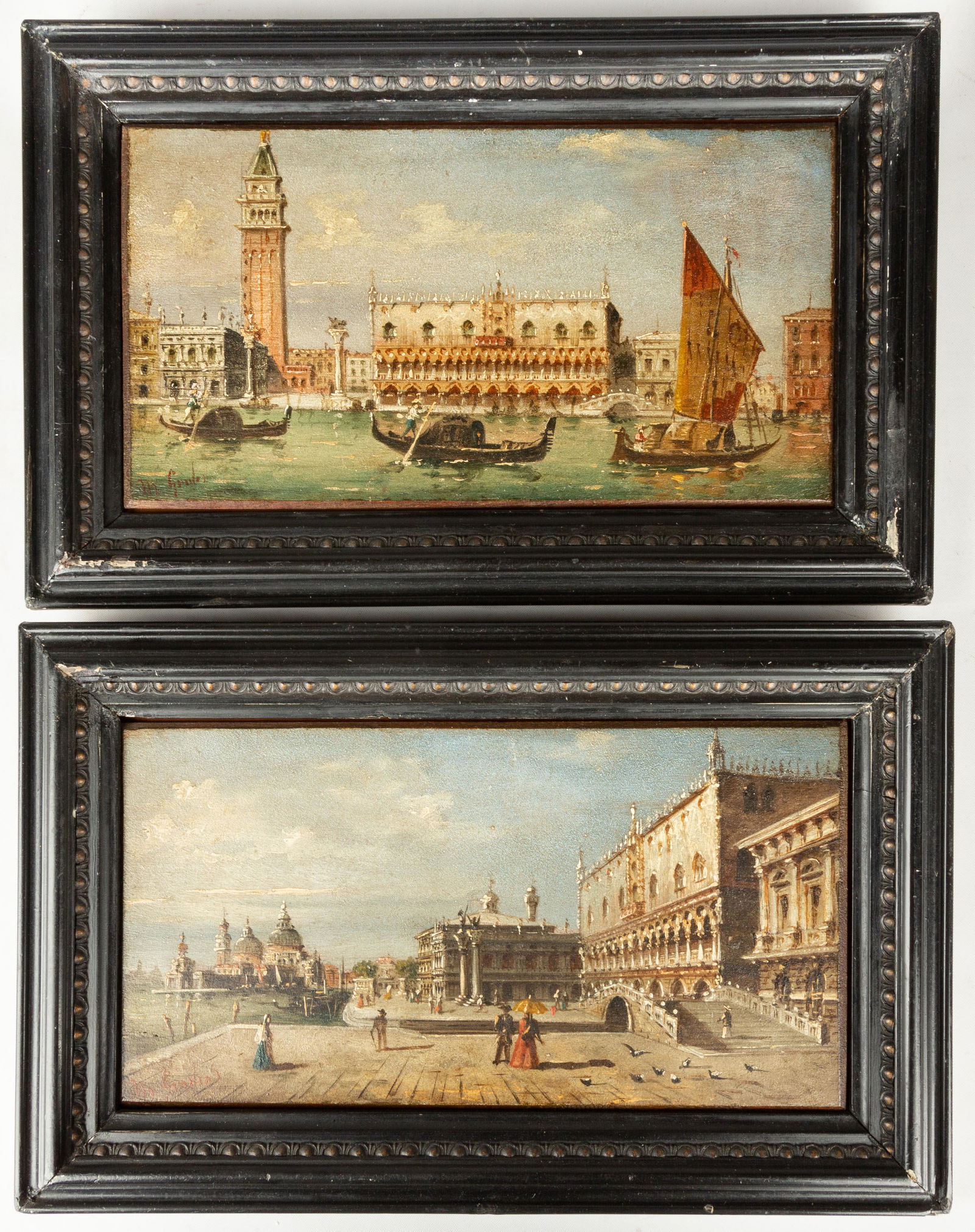 (2) Venetian Scenes of the Grand Canal (1 of 8)