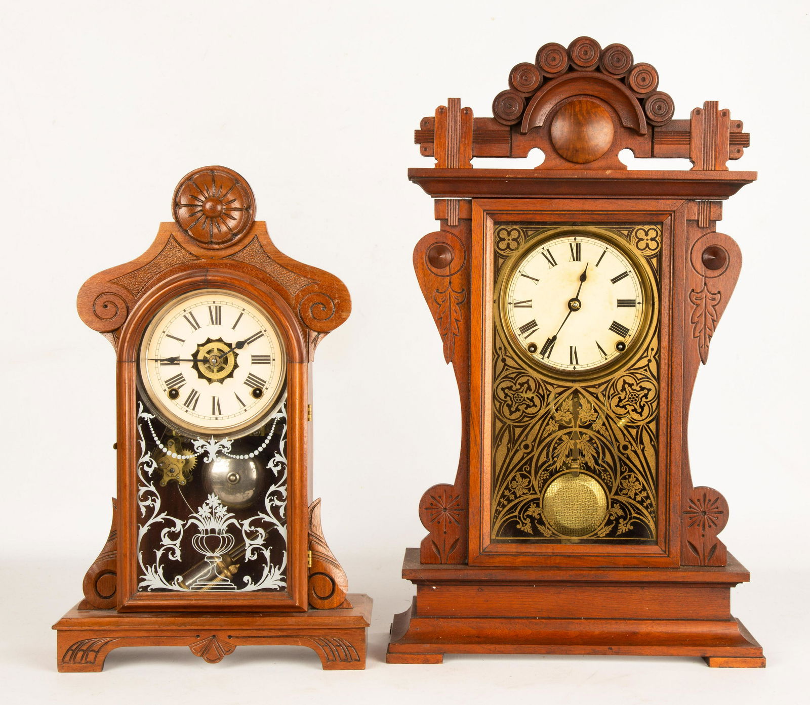 Two Victorian Shelf Clocks (1 of 1)