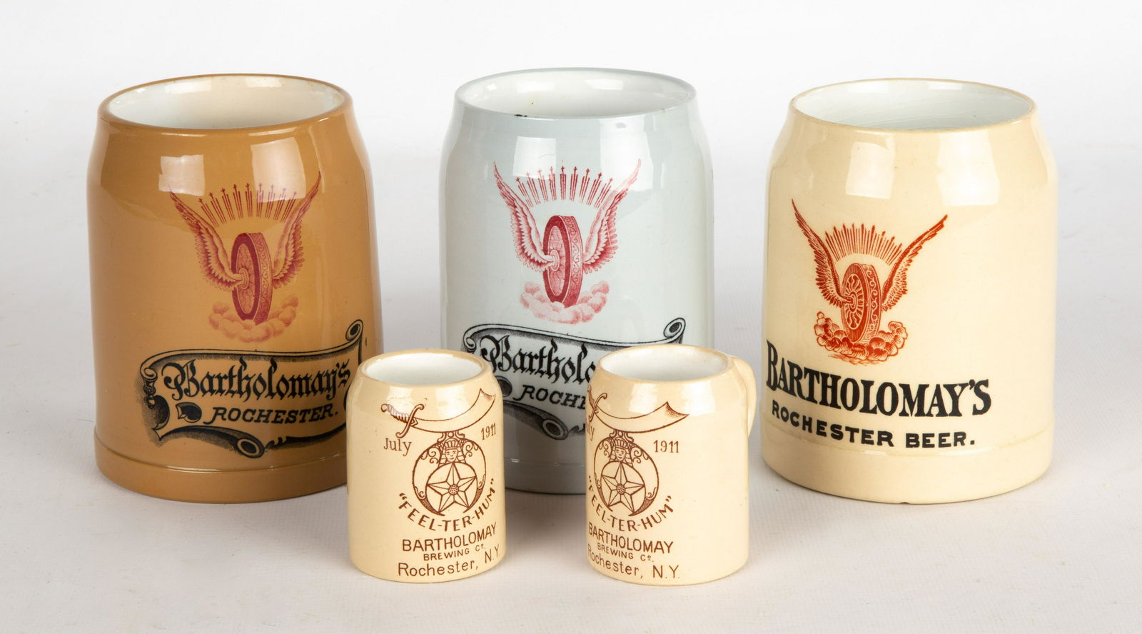 Bartholomay Brewing Co. Rochester, NY Advertising Mugs (1 of 2)