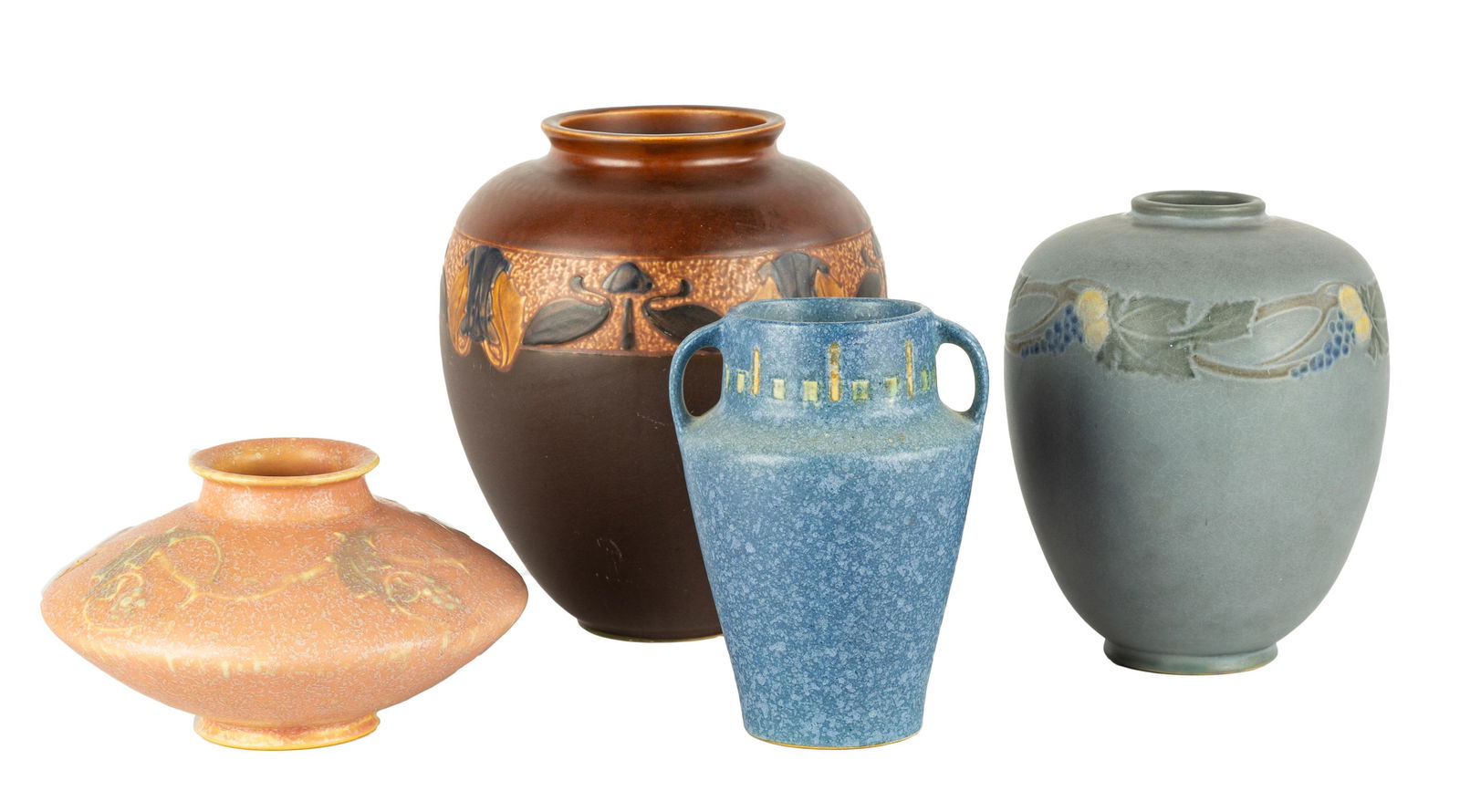 (4) Roseville Art Pottery Vases (1 of 2)