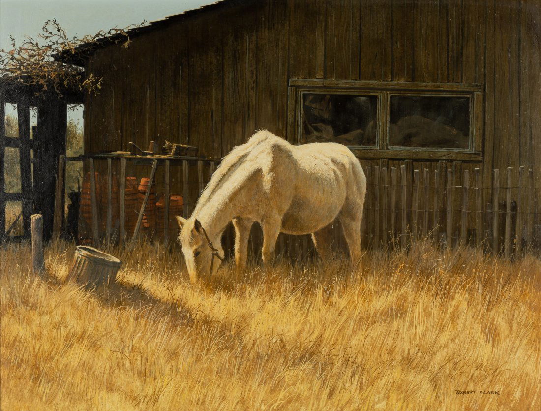 Robert Clark (American, 1920-1999) "Edge of Town" (1 of 3)