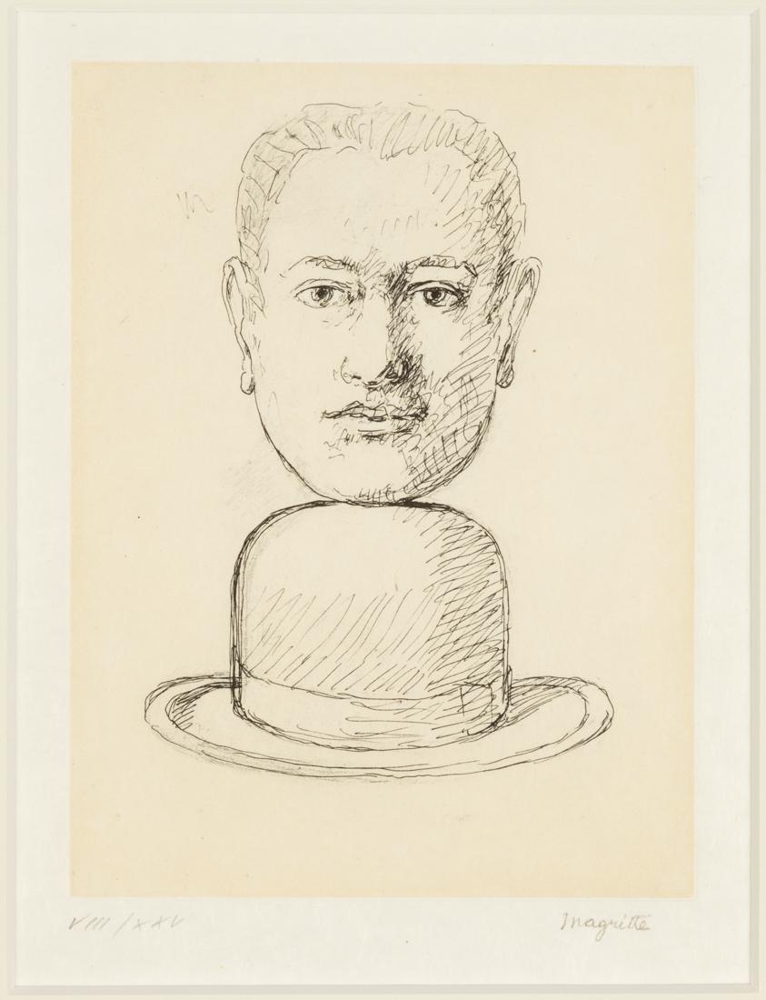 After René Magritte (Belgian, 1898-1967) Untitled from (1 of 5)