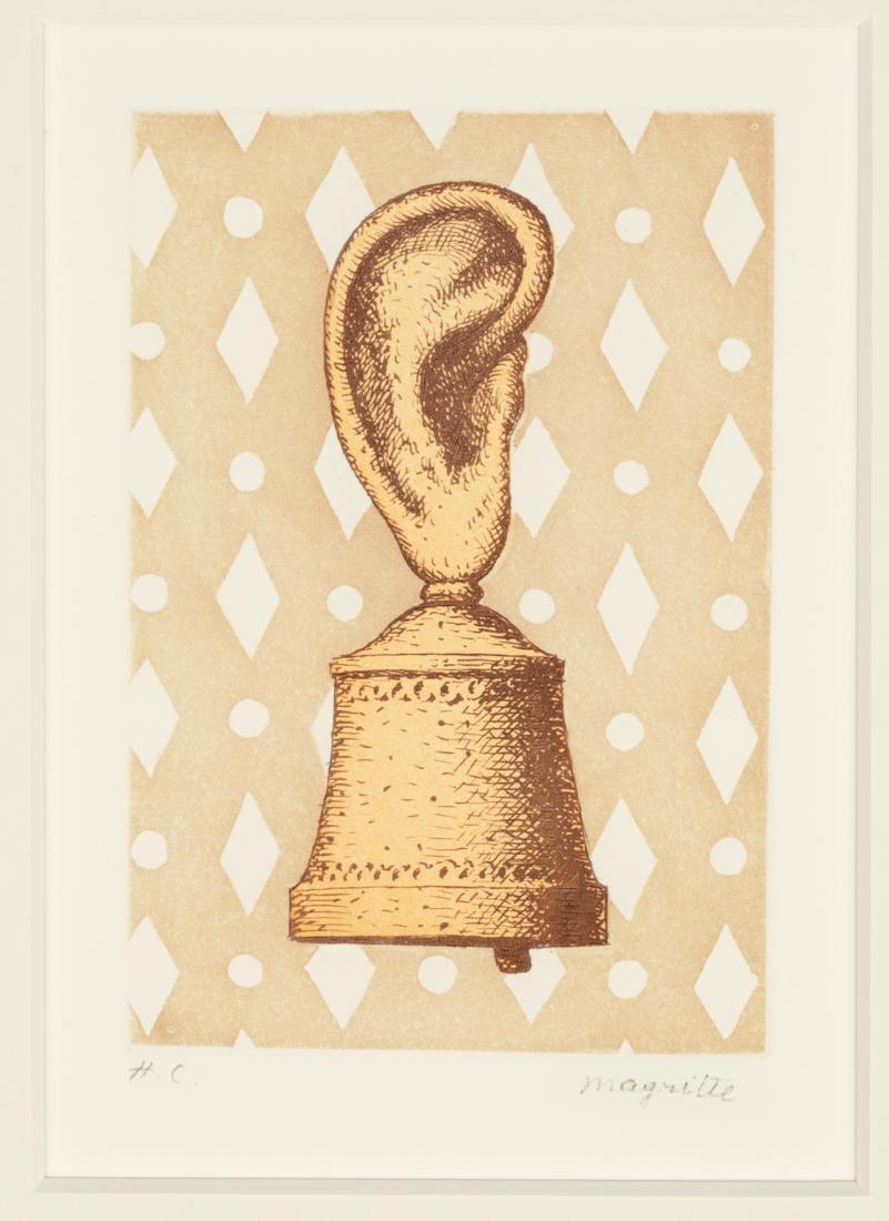 After René Magritte (Belgian, 1898–1967) La Leçon de mu (1 of 4)