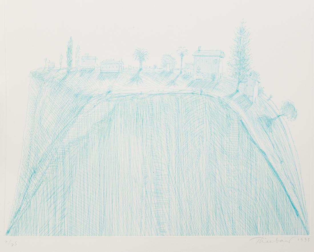 Wayne Thiebaud (American, b. 1920) "Estate 2" 1998 (1 of 7)