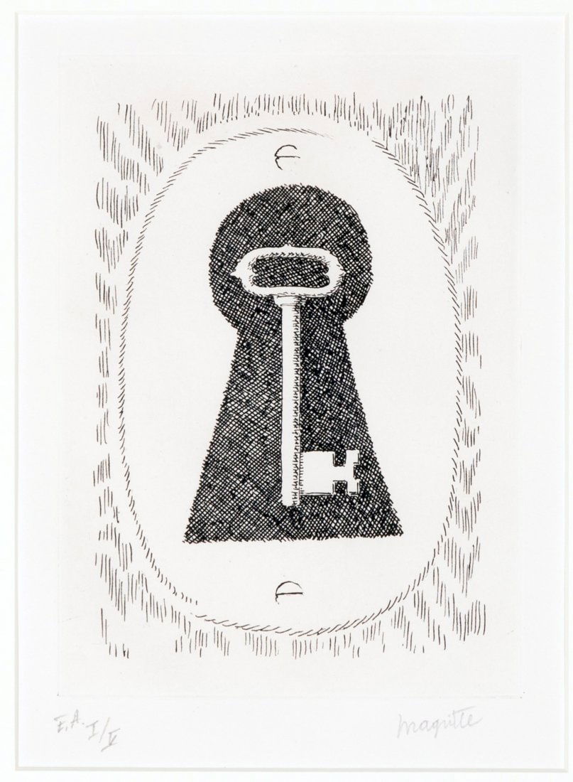 René Magritte (Belgian, 1898-1967) La sourire du diable (1 of 3)