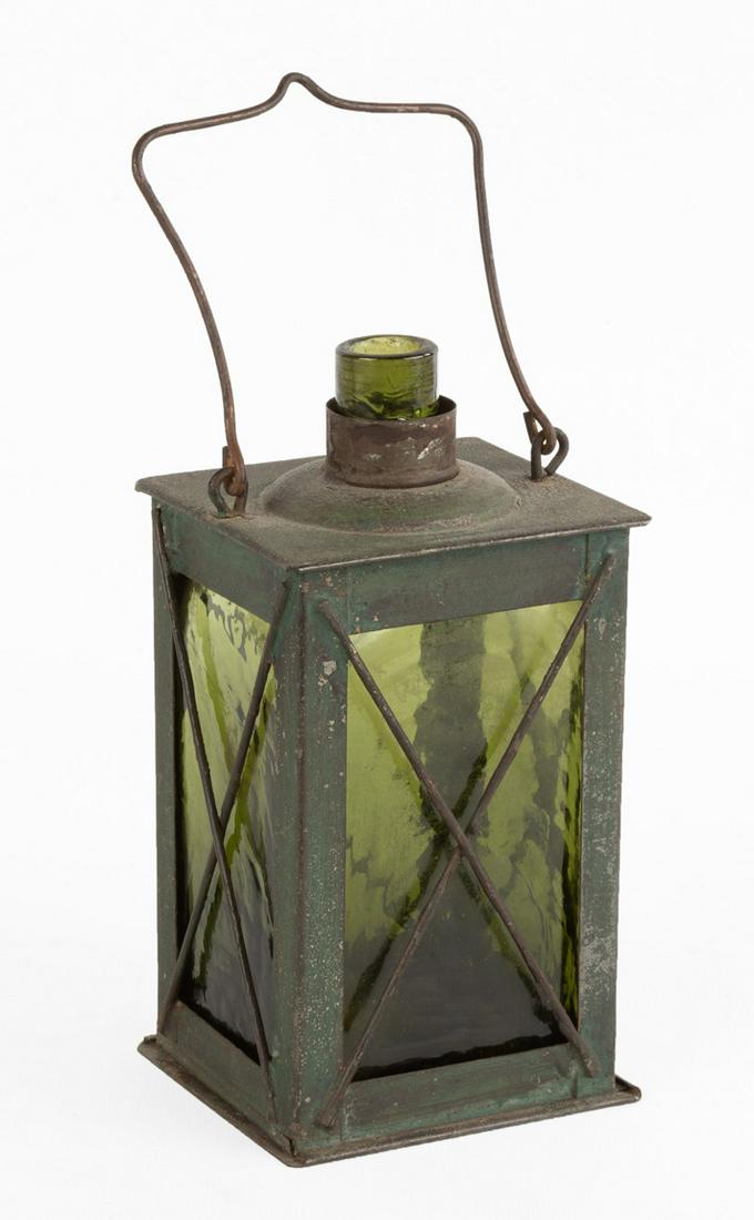 19th Century Bottle Flask Lantern (1 of 1)
