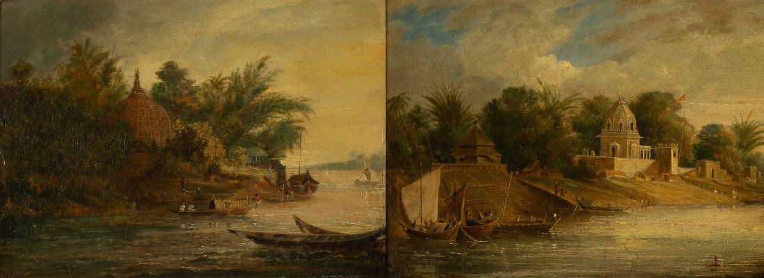 Pair of 19th Century English Landscape Paintings (1 of 5)