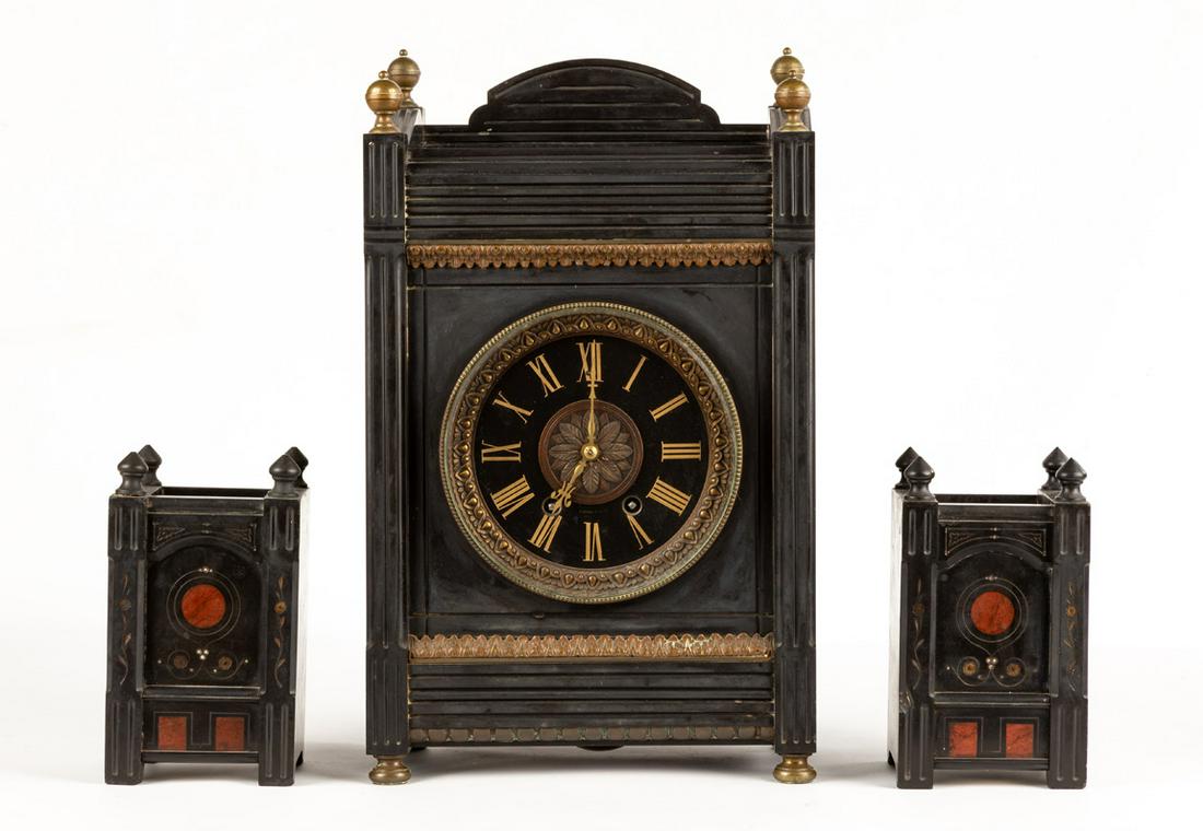 Tiffany & Company Aesthetic Period 3-Piece Clock Set (1 of 3)