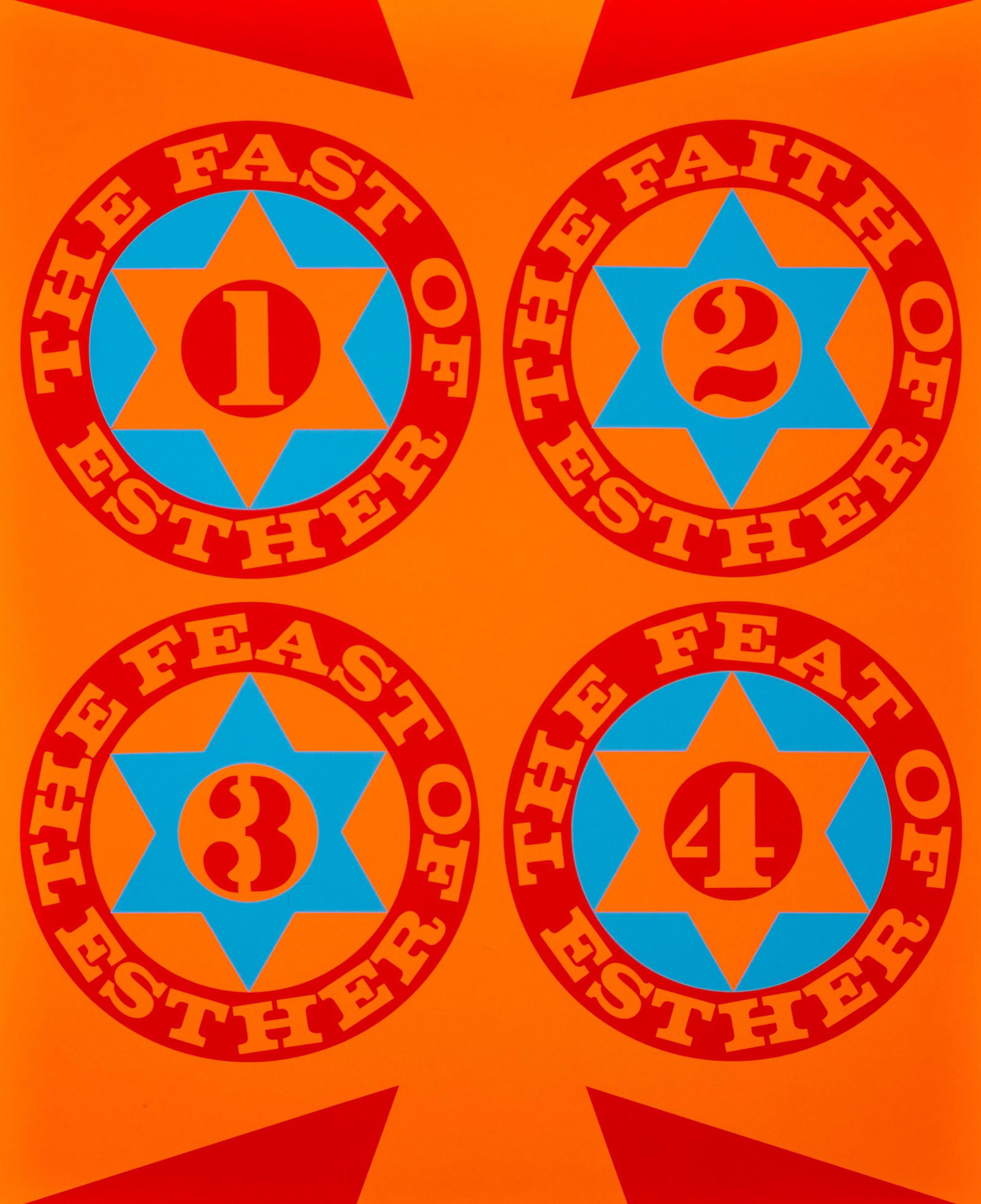 Robert Indiana (American, 1928-2018) "Esther" (1 of 4)