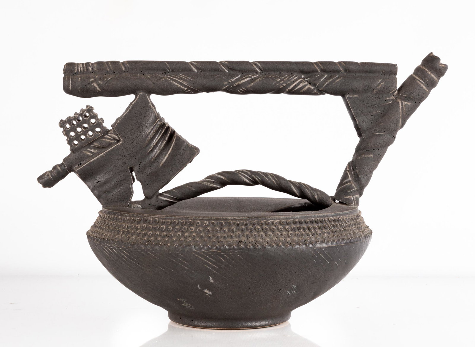 Tim Mather (American, 20th Century) Vessel: Tim Mather (American, 20th Century) Vessel 10 1/2 x 16 in.