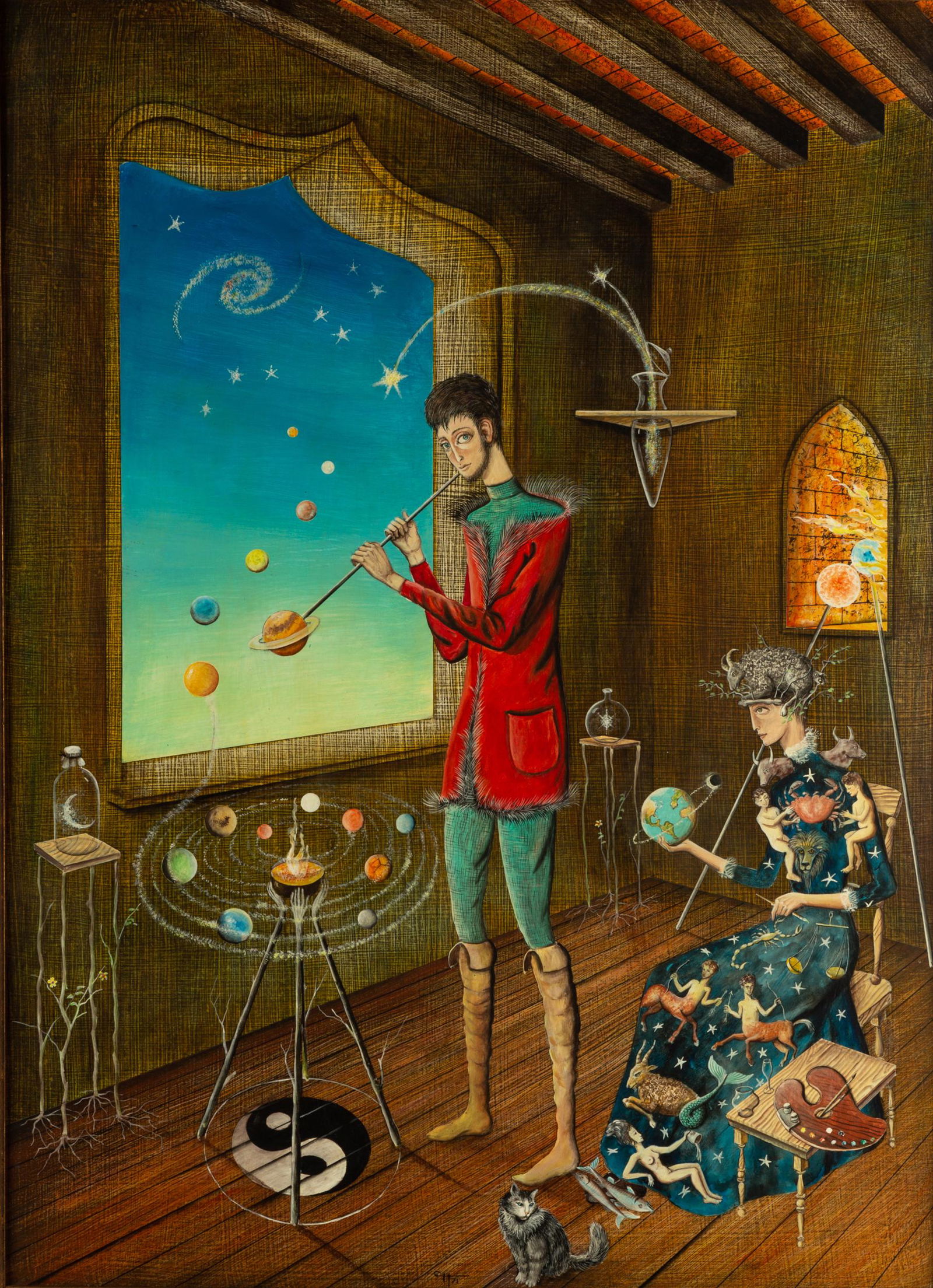 Enrique Chavarria (Mexican, 1927-1998) "Creator of the (1 of 3)