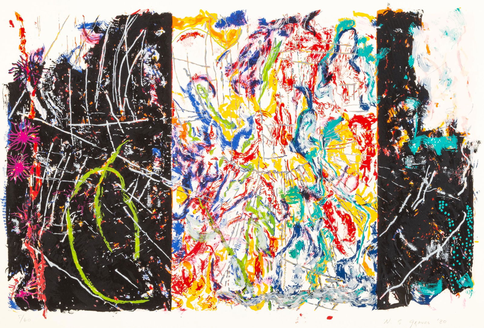 Nancy Stevenson Graves (American, 1940-1995) Equivalent (1 of 2)